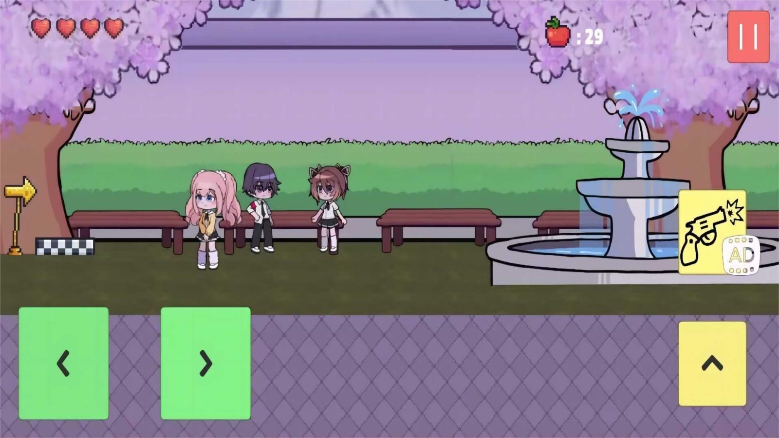 高中女生换装挑战手游