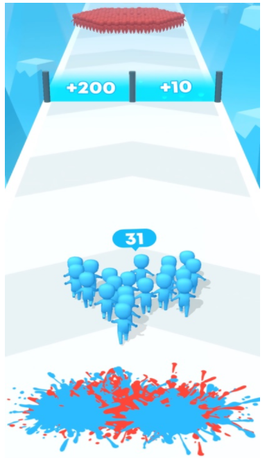 计数大师人群跑步者3D